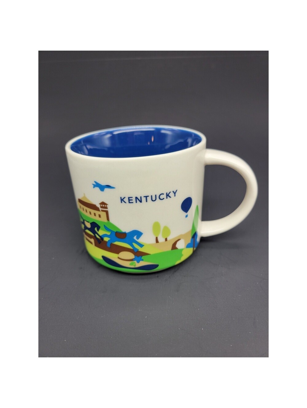 Starbucks Kentucky You Are Here Series Coffee Mug Cup Blue 2016